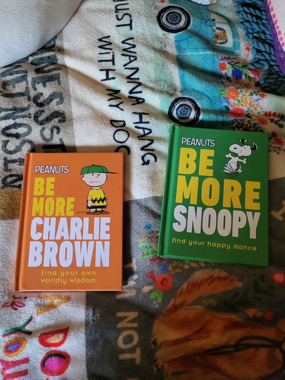 Peanuts 'Be More' Hardcover Set - Charlie Brown & Snoopy, NWT